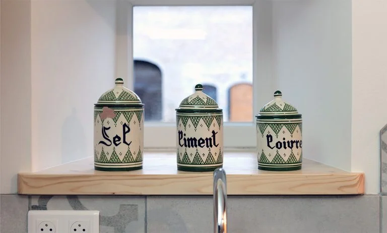 Intérieur cuisine du gîte